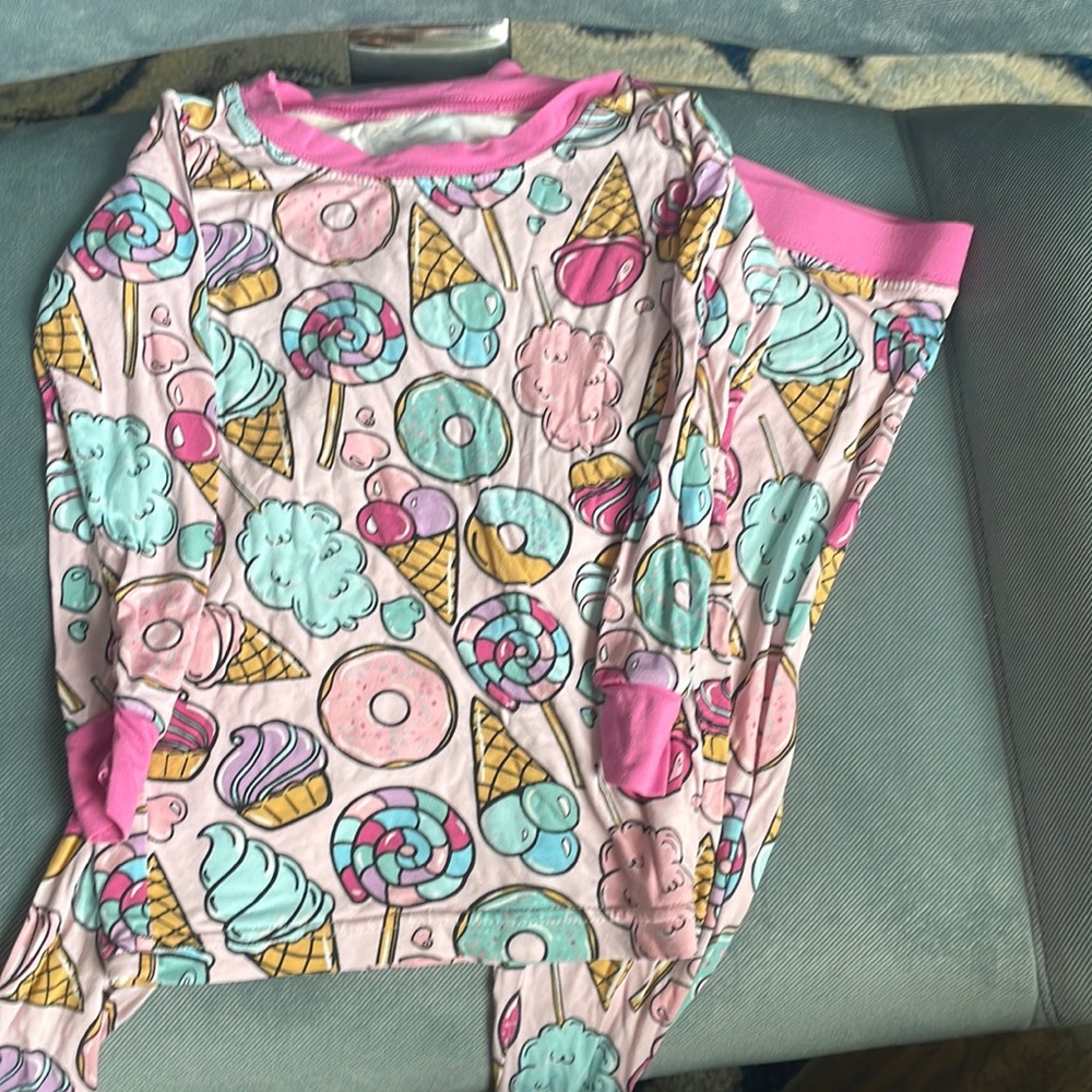 Little Sleepies two piece pajama set 18-24 months